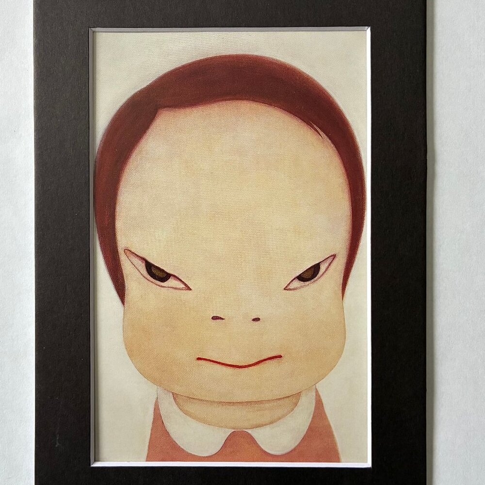 NWT ART PRINT WITH MAT: Eastern Youth, Yoshitomo Nara